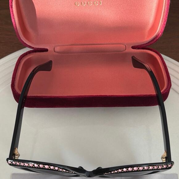 Gucci AUTHENTIC Gucci Crystal Cat Eye GGO118S mint condition main image 15